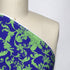 EXCLUSIVE 90% Linen 10% Silk – 'Floral Hero' | Cobalt & Green Tea